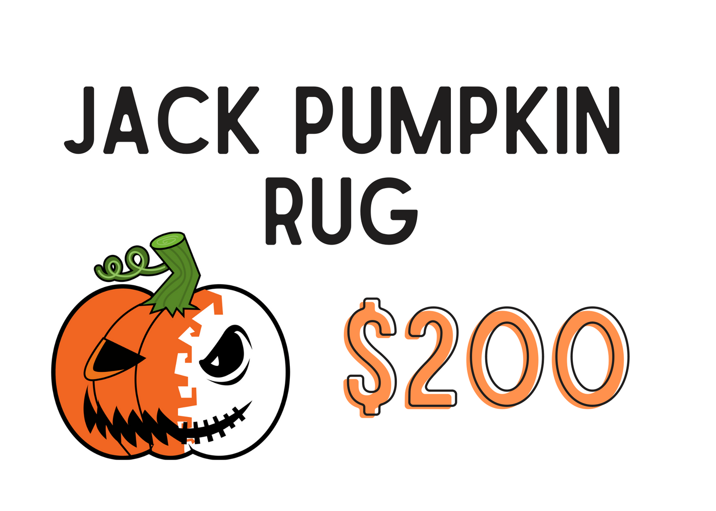 Jack Pumpkin Rug