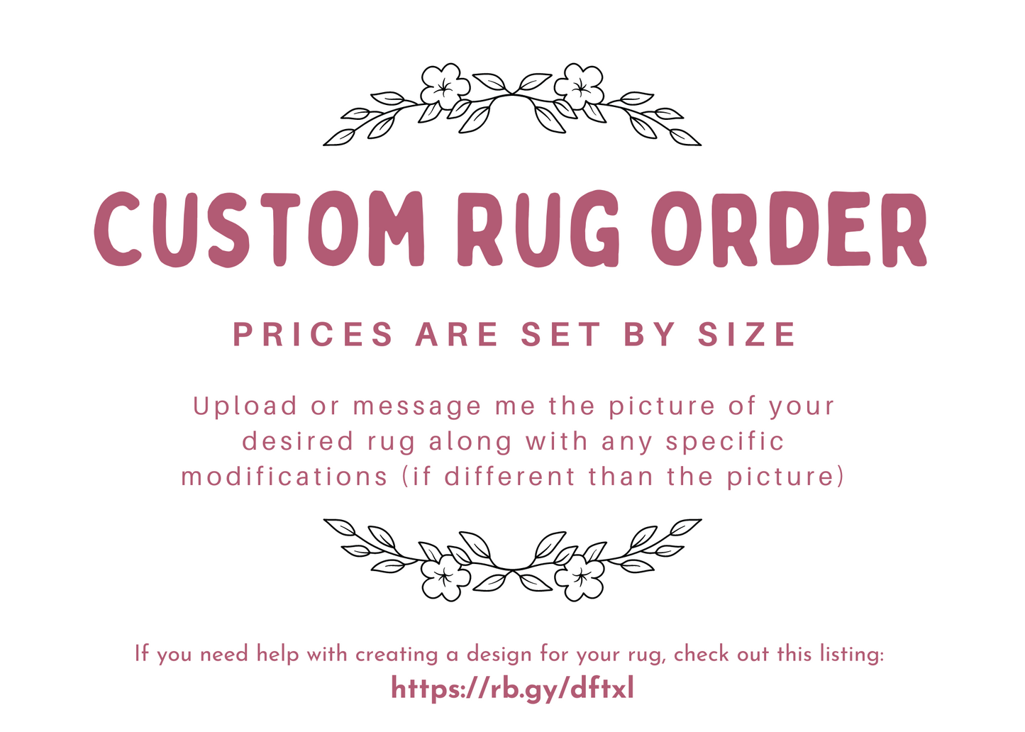 Custom Rug or Tufted Wall Art